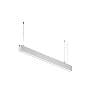 Линейный подвесной светильник Maytoni Technical 3000K 35x67 (Серебро, 1 м) LL312035