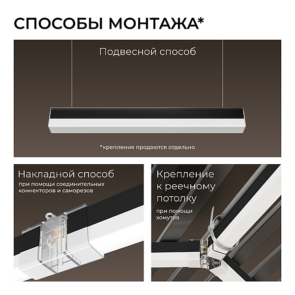 Линейный накладной светильник Apeyron 30-57