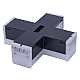 Модульный светильник X-образный Uniel ULO-N11X-12W/4000K IP40 BLACK UL-00013261