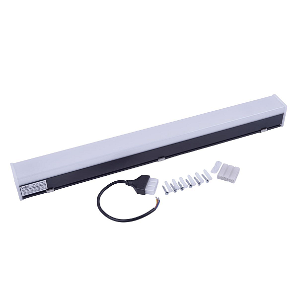 Линейный подвесной светильник Uniel ULO-N10A-20W/4000K/L60 IP40 BLACK UL-00013253