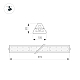 Линейный светильник Arlight SP-LAGERN-L630-100W Day4000 052026