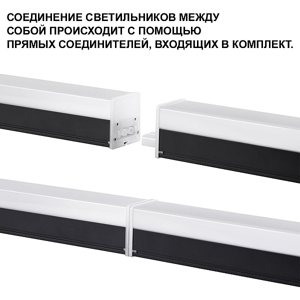 Линейный светодиодный светильник Novotech Over Bits 359113