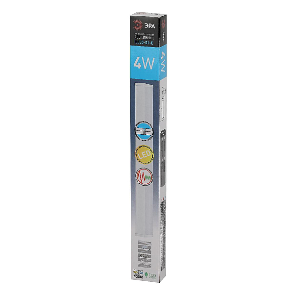 Линейный светодиодный светильник Эра LLED-01-04W-4000-E Б0052719