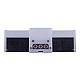 Модульный светильник X-образный Uniel ULO-N11X-12W/6500K IP40 BLACK UL-00013262