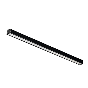 Линейный встраиваемый светильник Maytoni Technical 4000K 50x35 (Черный, 1 м) LL313012