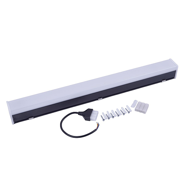 Модульный светильник прямой Uniel ULO-N10A-40W/4000K/L120 IP40 BLACK UL-00013257