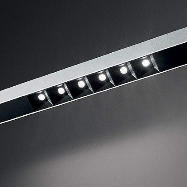 Подвесной светодиодный светильник Ideal Lux Fluo Accent 1800 4000K Aluminum 192451