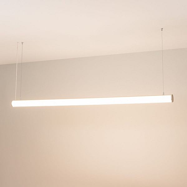 Линейный подвесной светильник Arlight SP-LINE-HANG-D60-L1485-32W Warm3000 (SL, 230V) IP33 (Алюминий) 063651(1)