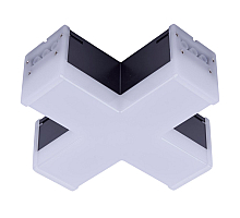 Модульный светильник X-образный Uniel ULO-N11X-12W/6500K IP40 BLACK UL-00013262