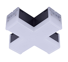 Модульный светильник X-образный Uniel ULO-N11X-12W/6500K IP40 BLACK UL-00013262
