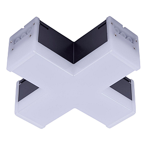 Модульный светильник X-образный Uniel ULO-N11X-12W/6500K IP40 BLACK UL-00013262