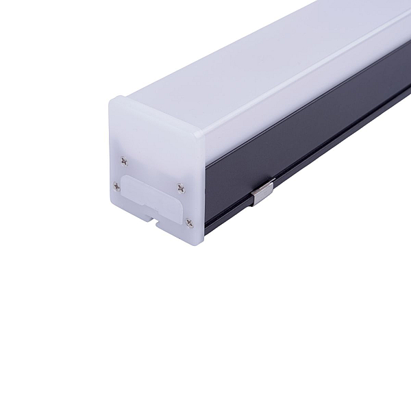 Линейный подвесной модульный светильник Uniel ULO-N10A-40W/6500K/L120 IP40 BLACK UL-00013258