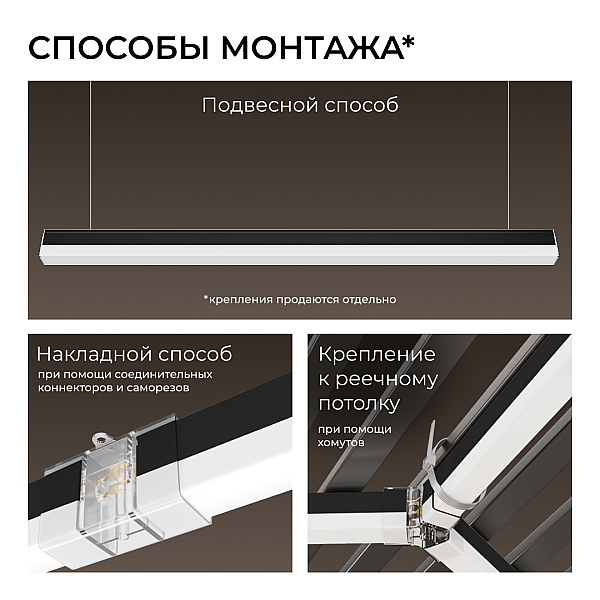 Линейный накладной светильник Apeyron 30-55
