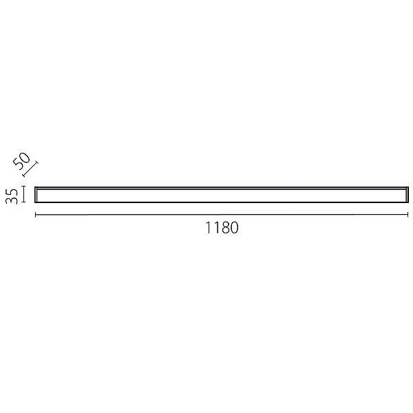 Линейный светильник Lightstar Trito Base 457267