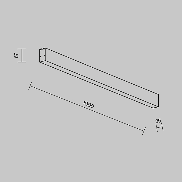 Линейный светильник Maytoni Technical LL311035