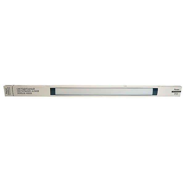 Светильник светодиодный линейный Feron AL5020 IP40 36W 6500K 1200*23*60мм матовый черный 51340