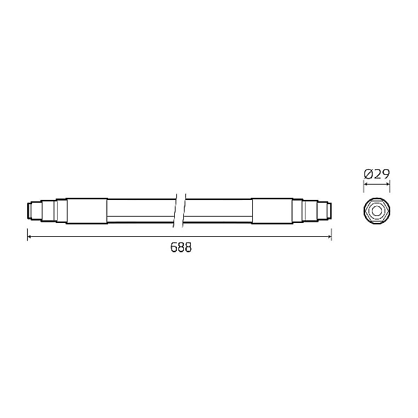 Линейный потолочный светильник Gauss Compact 843424312