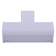 Модульный светильник T-образный Uniel ULO-N11T-10W/4000K IP40 WHITE UL-00013263