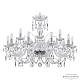 Подвесная люстра Bohemia Ivele Crystal 105/10+5/300 Ni