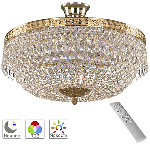 Потолочная люстра Bohemia Ivele Crystal 19011/45IV/LED-DIM G