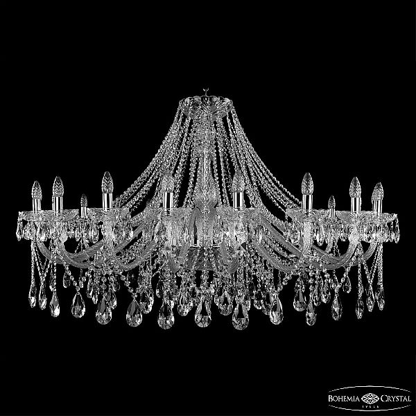 Подвесная люстра Bohemia Ivele Crystal 1413/20/530 Ni