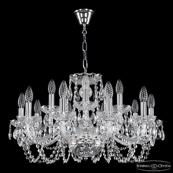 Подвесная люстра Bohemia Ivele Crystal 119/10+5/240 Ni