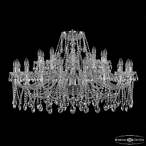 Подвесная люстра Bohemia Ivele Crystal 1413/20+10/400 Ni