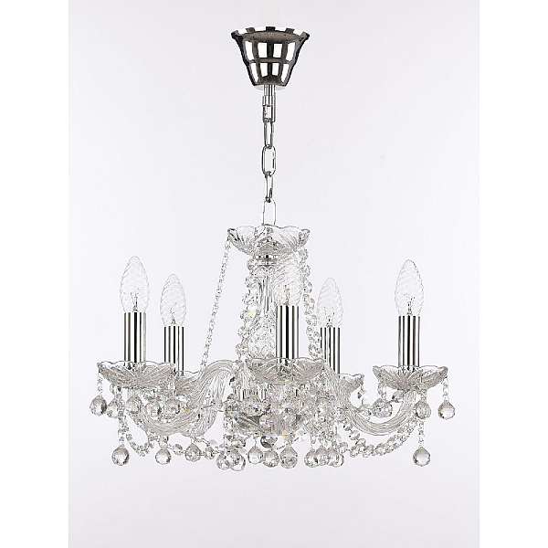 Подвесная люстра Bohemia Ivele Crystal 108/5/141 Ni