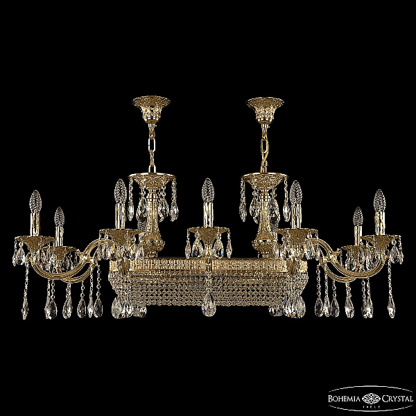 Подвесная люстра Bohemia Ivele Crystal 72153/10/250/600 G