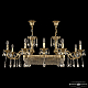 Подвесная люстра Bohemia Ivele Crystal 72153/10/250/600 G