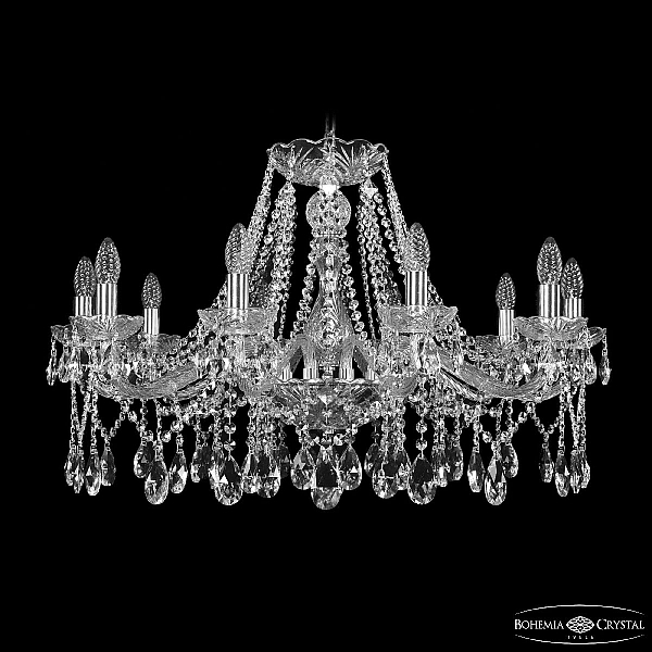 Подвесная люстра Bohemia Ivele Crystal 1413/10/300 Ni