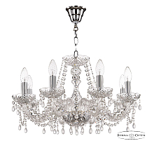 Подвесная люстра Bohemia Ivele Crystal 112/8/195 Ni V0300