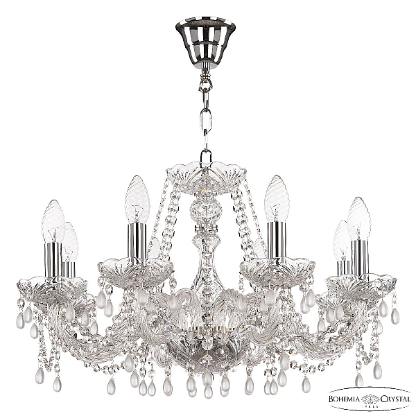 Подвесная люстра Bohemia Ivele Crystal 112/8/195 Ni V0300