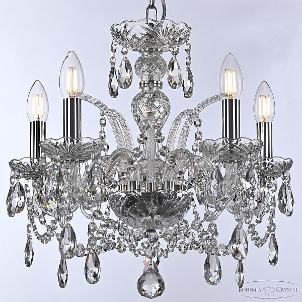 Подвесная люстра Bohemia Ivele Crystal 105/5/141 Ni