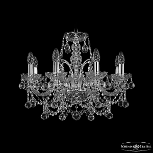 Подвесная люстра Bohemia Ivele Crystal 1411/8/195 Ni Balls