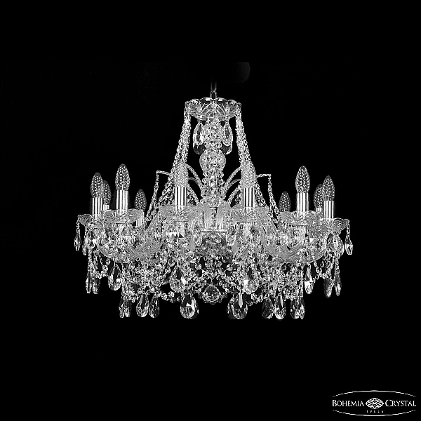Подвесная люстра Bohemia Ivele Crystal 1411/12/240 Ni