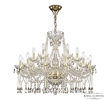 Подвесная люстра Bohemia Ivele Crystal 5413/12+6/300 G Clear/M-1H