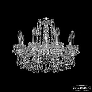 Подвесная люстра Bohemia Ivele Crystal 1409/8/160 Ni