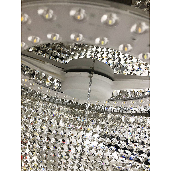 Потолочная люстра Bohemia Ivele Crystal 19321/35IV/LED-DIM Ni