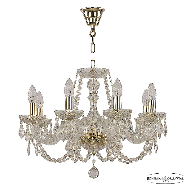 Подвесная люстра Bohemia Ivele Crystal 101/8/195 G Leafs