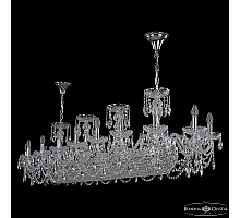 Подвесная люстра Bohemia Ivele Crystal 1453/18/195/1500 Ni