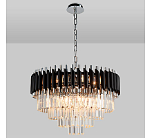 Подвесная люстра Natali Kovaltseva DARIAN 76017/10C CHROME BLACK
