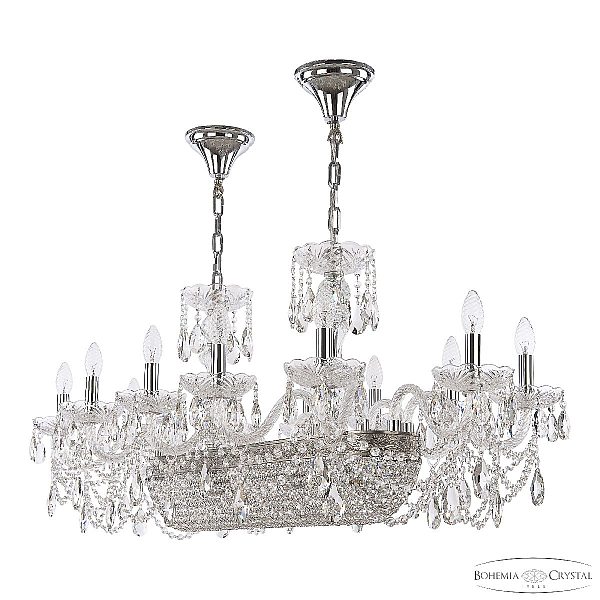 Подвесная люстра Bohemia Ivele Crystal 1453/12/195/800 Ni