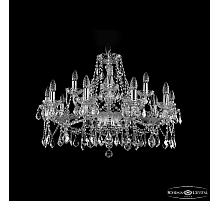 Подвесная люстра Bohemia Ivele Crystal 1413/10+5/300 Ni Leafs