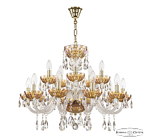 Подвесная люстра Bohemia Ivele Crystal 5417/10+5/240 G Shampan/M-1H