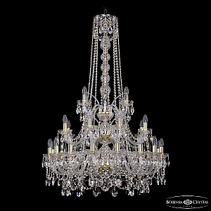 Подвесная люстра Bohemia Ivele Crystal 1411/16+8+4/300/h-131/3d G