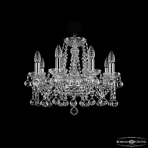 Подвесная люстра Bohemia Ivele Crystal 1413/8/165 Ni Balls