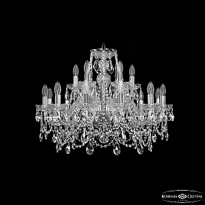 Подвесная люстра Bohemia Ivele Crystal 1411/12+6/240 Ni