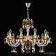 Подвесная люстра Bohemia Ivele Crystal 5417/10/240 G Amber/M-1H K721