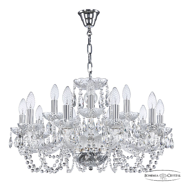 Подвесная люстра Bohemia Ivele Crystal 119/10+5/240 Ni